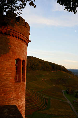 Castle tower in autumnのeditorial素材