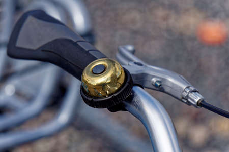 bike bell closeupの写真素材