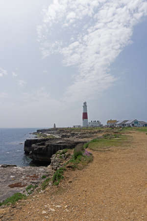 Portland Bill Lighthouse in England Dorset in summerのeditorial素材