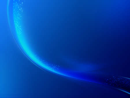 Soft blue abstract motion with digital signalの写真素材