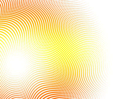 Abstract orange dotted motion background の写真素材