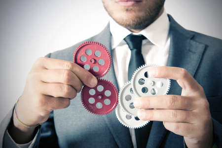 Businessman and teamwork conceptの写真素材
