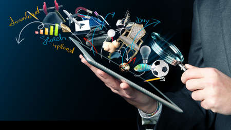 Concept of searching on webの写真素材