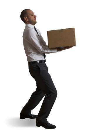 Concept of hard career in the businessの写真素材