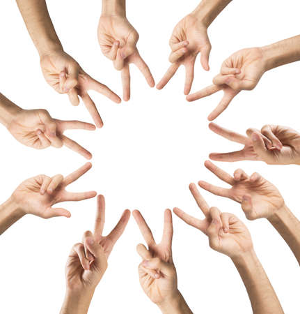 Concept of team and social network conceptの写真素材