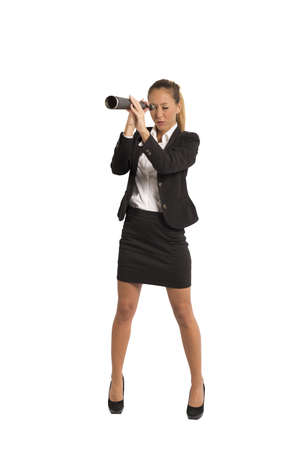 Concept of career and ambition of a businesswomanの写真素材
