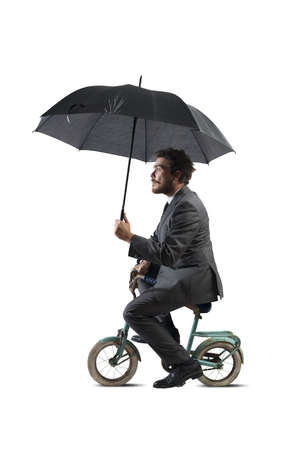 Concept of Career and ambition of a businessmanの写真素材