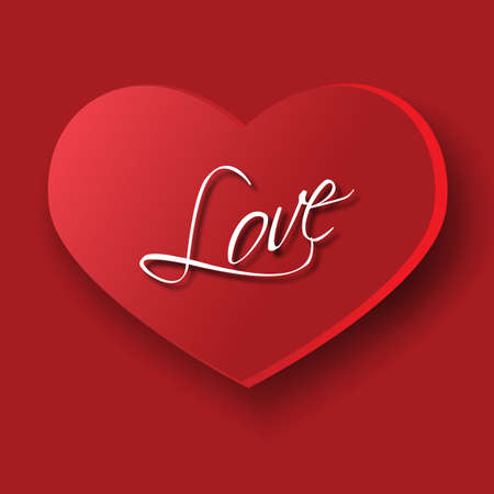 Big heart as a symbol of loveのイラスト素材