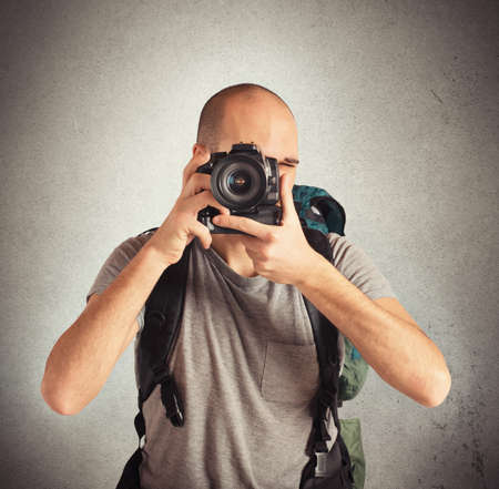 Guy with great passion for taking photos