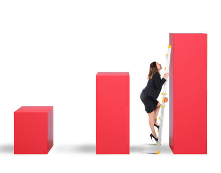 Woman on scale reaches the highest statistic