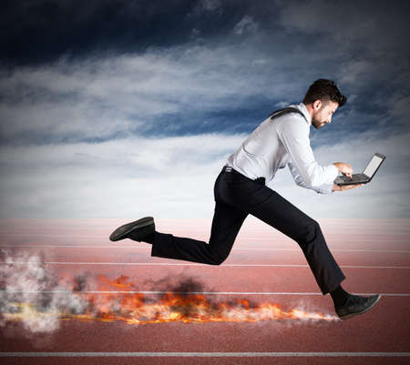 Fast business conceptの写真素材