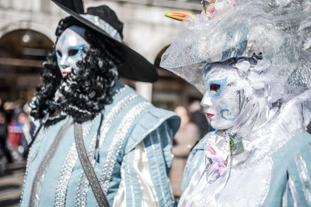 Traditional Venice carnival 2017のeditorial素材