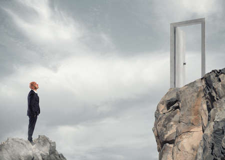 Concept of ambition in businessの写真素材