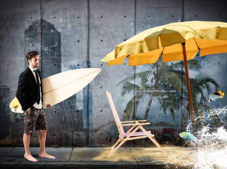 Walking toward the holidaysの写真素材