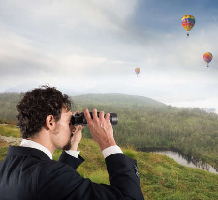 Aspiration and desire to succeed in businessの写真素材