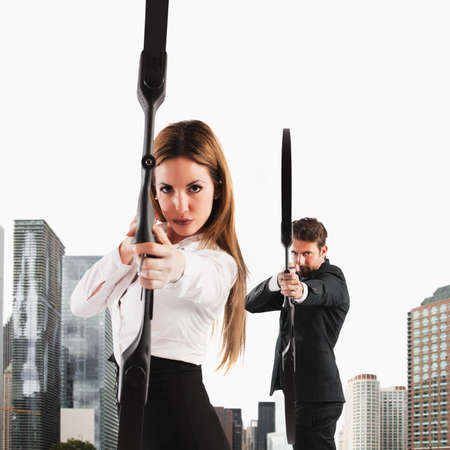 Businessman goals and work ambitionの写真素材