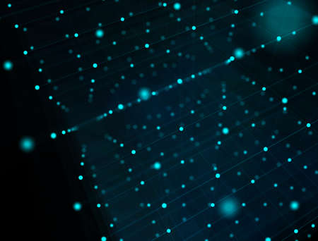 Abstract internet connection network  with motion effects