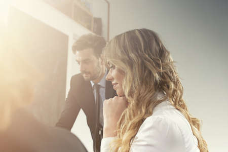 Business person during a meeting in office