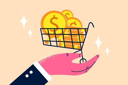 Best price, Bargain business deal conceptのイラスト素材