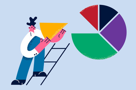 Investment, investor, financial planner conceptのイラスト素材