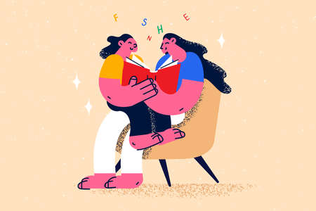Education, reading, learning, knowledge conceptのイラスト素材