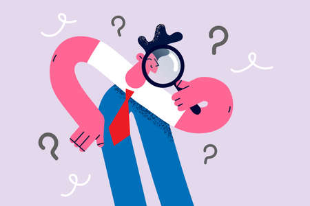 Research, investigation and curiosity concept.