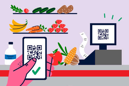 Food delivery online service concept.のイラスト素材