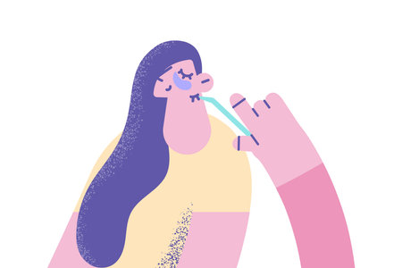 Skincare and cosmetology procedures conceptのイラスト素材