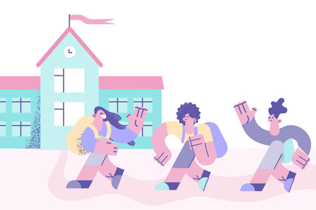 Education, learning, Back to school conceptのイラスト素材