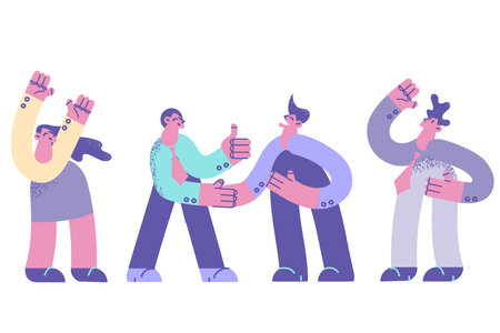 Agreement, handshake and collaboration conceptのイラスト素材