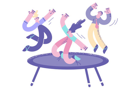 Children activities and having fun conceptのイラスト素材