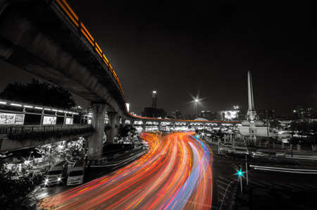 Only lights at Victory Monumentのeditorial素材