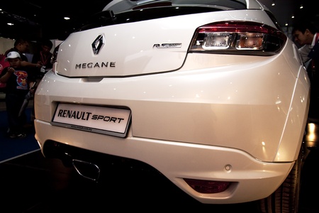 Kuala Lumpur, Malaysia - November 12, 2011 - Renault Megane RS were displayed at the Car Of The Year Autoshow 2011.のeditorial素材