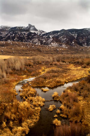 mountain landscape in northern Wyoming
