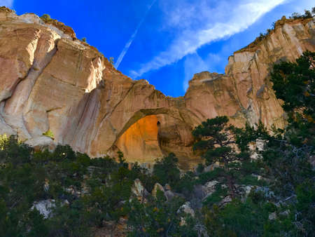 Views of El Malpais National Monument in western New Mexico.の写真素材