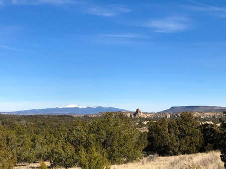Views of El Malpais National Monument in western New Mexico.の写真素材