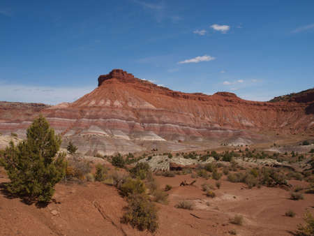 Scenic views of Paria Canyon-Vermilion Cliffs Wilderness in southern Utah near Kanab, Utah.の写真素材