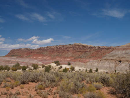 Scenic views of Paria Canyon-Vermilion Cliffs Wilderness in southern Utah near Kanab, Utah.の写真素材