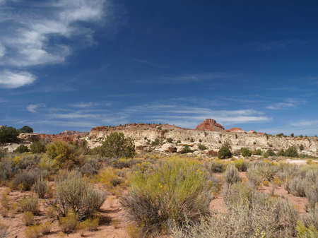 Scenic views of Paria Canyon-Vermilion Cliffs Wilderness in southern Utah near Kanab, Utah.の写真素材