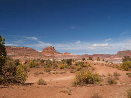 Scenic views of Paria Canyon-Vermilion Cliffs Wilderness in southern Utah near Kanab, Utah.の写真素材