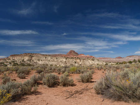 Scenic views of Paria Canyon-Vermilion Cliffs Wilderness in southern Utah near Kanab, Utah.の写真素材