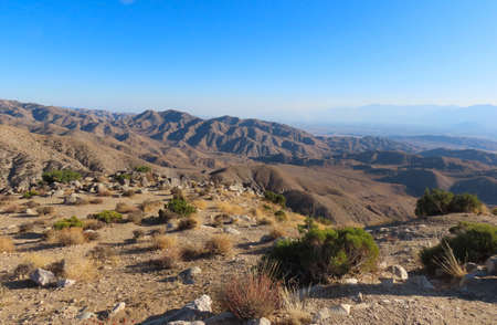 Scenic views of Joshua Tree National Park in southern California.の写真素材