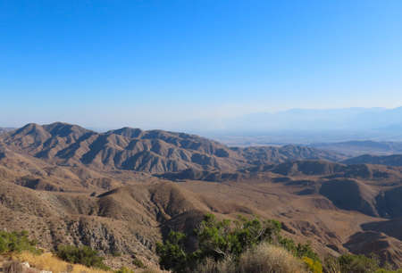 Scenic views of Joshua Tree National Park in southern California.の写真素材
