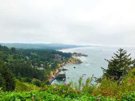 Scenic views of an Oregon coast road trip.