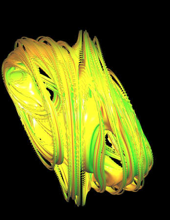 an abstract 3D figureの写真素材