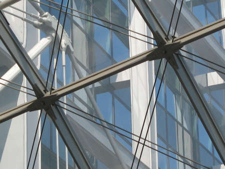 modern structure of architectureの写真素材
