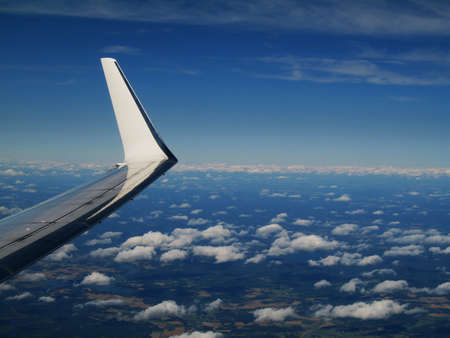 an airplane's wing