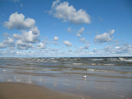 clouds and seaの写真素材