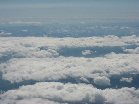 clouds in the skyの写真素材