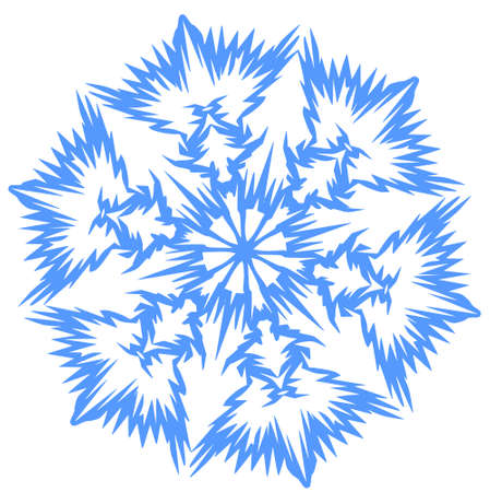 a snowflakeのイラスト素材